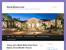 Tablet Screenshot of home-shares.com